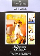 Boxed Cards Get Well: Whiskers & Paws Box