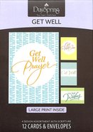 Boxed Cards Get Well: Large Print Box