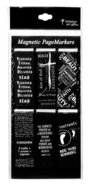 Bookmark Magnetic: Black & White (Set Of 6) Stationery