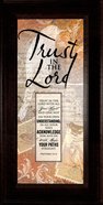 Words of Grace Plaque: Trust in the Lord Plaque