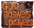 Magnet: God Answers Prayers Novelty