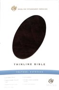 ESV Thinline Bible Espresso (Red Letter Edition) Imitation Leather