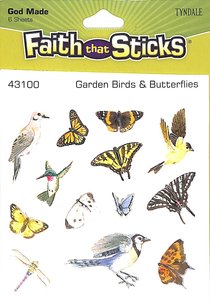 Garden Birds & Butterflies (6 Sheets, 78 Stickers) (Stickers Faith That Sticks Series) Garden Birds & Butterflies (6 Sheets, 78 Stickers) (Stickers Faith That Sticks Series)
