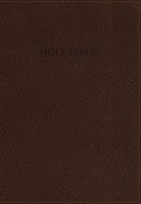 KJV Foundation Study Bible Brown Indexed (Red Letter Edition) Premium Imitation Leather