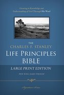 NKJV Charles F. Stanley Life Principles Bible Large Print (Black Letter Edition) Hardback