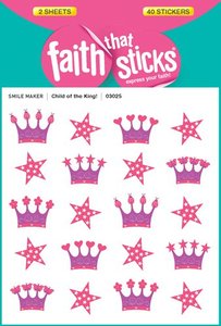 Child of the King! (2 Sheets, 16 Puffy Stickers) (Stickers Faith That Sticks Series) Child of the King! (2 Sheets, 16 Puffy Stickers) (Stickers Faith That Sticks Series)