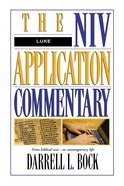 Luke (Niv Application Commentary Series) Hardback