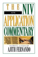 Acts (Niv Application Commentary Series) Hardback