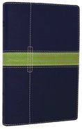 NIV Thinline Bible Midnight Blue/Moss Green Duo-Tone (Red Letter Edition) Imitation Leather