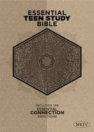 NKJV Essential Teen Study Bible Gray Cork Leathertouch Imitation Leather