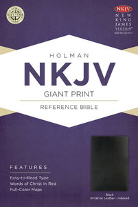 NKJV Giant Print Reference Indexed Bible Black NKJV Giant Print Reference Indexed Bible Black