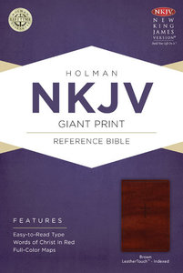 NKJV Giant Print Reference Indexed Bible Brown NKJV Giant Print Reference Indexed Bible Brown
