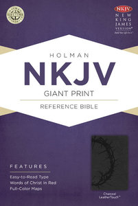 NKJV Giant Print Reference Bible Charcoal NKJV Giant Print Reference Bible Charcoal