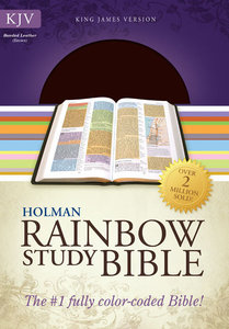KJV Rainbow Study Bible Brown KJV Rainbow Study Bible Brown