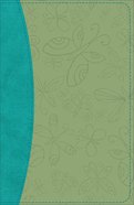 KJV Study Bible For Girls Willow/Turquoise Butterfly Design Duravella (Red Letter Edition) Imitation Leather