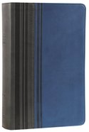 NIV Teen Study Bible Graphite Mediterranean Blue (Black Letter Edition) Premium Imitation Leather