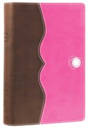 NIV Teen Study Bible Compact Chocolate Raspberry (Black Letter Edition) Premium Imitation Leather