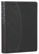 NLT Compact Large Print Bible Black Onyx (Red Letter Edition) Imitation Leather