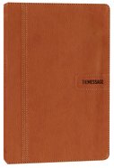 Message Slimline Bible Saddle Tan (Black Letter Edition) Imitation Leather