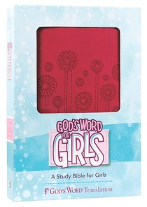 Gods Word For Girls Pink/Pearl, Flowerpop Design Duravalla Gods Word For Girls Pink/Pearl, Flowerpop Design Duravalla