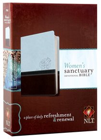 NLT Womens Sanctuary Devotional Bible Cool Blue Chocolate Rose (Black Letter Edition) NLT Womens Sanctuary Devotional Bible Cool Blue Chocolate Rose (Black Letter Edition)