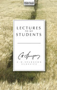 Lectures to My Students (Ch Spurgeon Signature Classics Series) Hardback