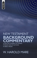 New Testament Background Commentary Hardback