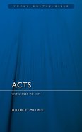 Acts (Focus On The Bible Commentary Series) Pb Large Format