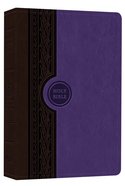 MEV Thinline Two-Tone Reference Bible Violet/Brown Imitation Leather
