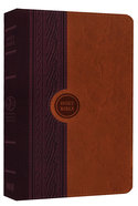 MEV Thinline Two-Tone Reference Bible Chestnut/Brown Imitation Leather