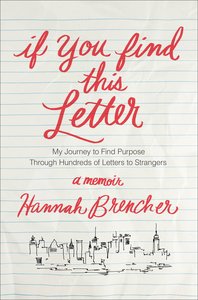 If You Find This Letter If You Find This Letter