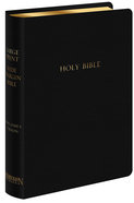 KJV Large Print Wide Margin Reference Bible Black Genuine Leather