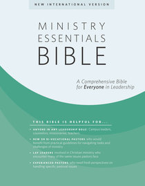 NIV Ministry Essentials Indexed Black Bible NIV Ministry Essentials Indexed Black Bible