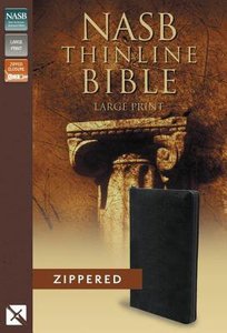 NASB Thinline Zippered Large Print Bible Black (Red Letter Edition) NASB Thinline Zippered Large Print Bible Black (Red Letter Edition)