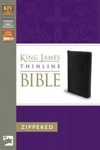 KJV Thinline Zippered Bible Black (Red Letter Edition) KJV Thinline Zippered Bible Black (Red Letter Edition)