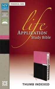 NIV Life Application Study Bible Personal Size Indexed Orchid/Chocolate (Red Letter Edition) NIV Life Application Study Bible Personal Size Indexed Orchid/Chocolate (Red Letter Edition)
