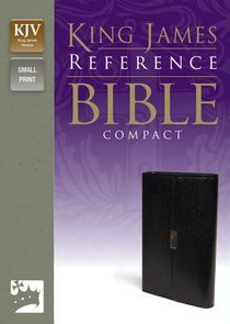 KJV Reference Compact Bible Button Flap Black (Red Letter Edition) KJV Reference Compact Bible Button Flap Black (Red Letter Edition)