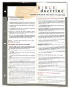 Bible Doctrine (6 Laminated Sheets) Chart/card