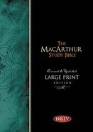 NKJV Macarthur Study Large Print (Black Letter Edition) Hardback