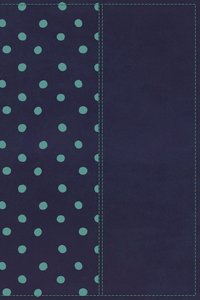 KJV Gift Bible Navy/Turquoise Polka Dot KJV Gift Bible Navy/Turquoise Polka Dot