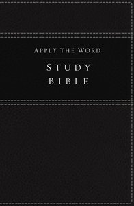 NKJV Apply the Word Study Bible Black (Red Letter Edition) NKJV Apply the Word Study Bible Black (Red Letter Edition)