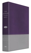 NKJV Jeremiah Study Bible Gray Purple Leatherluxe Premium Imitation Leather