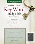 NASB Hebrew-Greek Key Word Study Bible Black (New Edition) Bonded Leather
