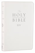ESV Gift and Award Bible White (Black Letter Edition) Imitation Leather
