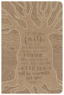 KJV Large Print Personal Size Reference Bible Natural Faith Imitation Leather