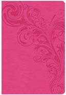 CSB Giant Print Reference Bible Pink Indexed (Red Letter Edition) Imitation Leather