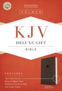 KJV Deluxe Gift Bible Brown Imitation Leather