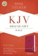 KJV Deluxe Gift Bible Pink Imitation Leather
