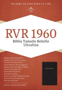 Spanish Rvr 1960 Pocket Size Black (Red Letter Edition) Spanish Rvr 1960 Pocket Size Black (Red Letter Edition)
