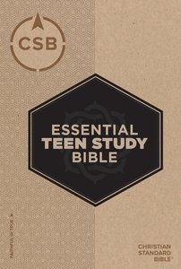 CSB Essential Teen Study Bible CSB Essential Teen Study Bible